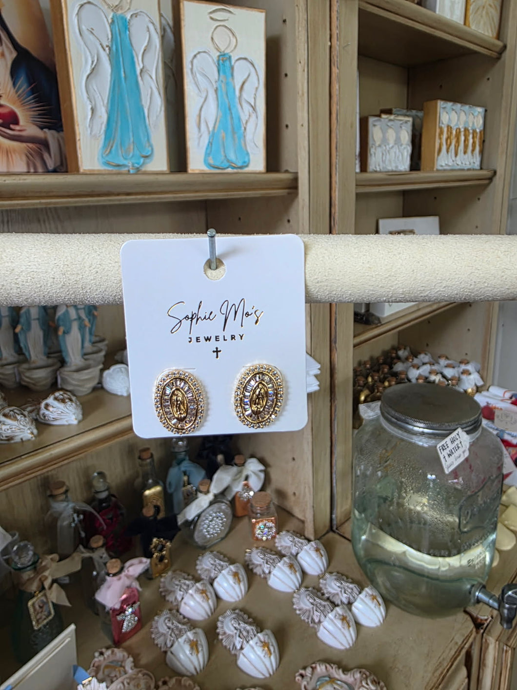Our Lady of Guadeloupe earrings -Sophie Mo’s