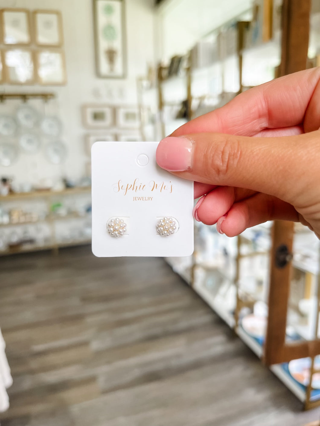 Pearl Cluster Studs- Sophie Mo’s