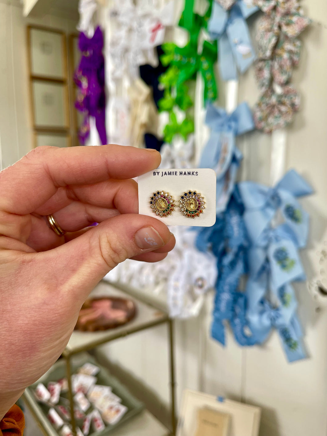 Multi- color Mary Earrings- Sanctify by Jamie Hanks