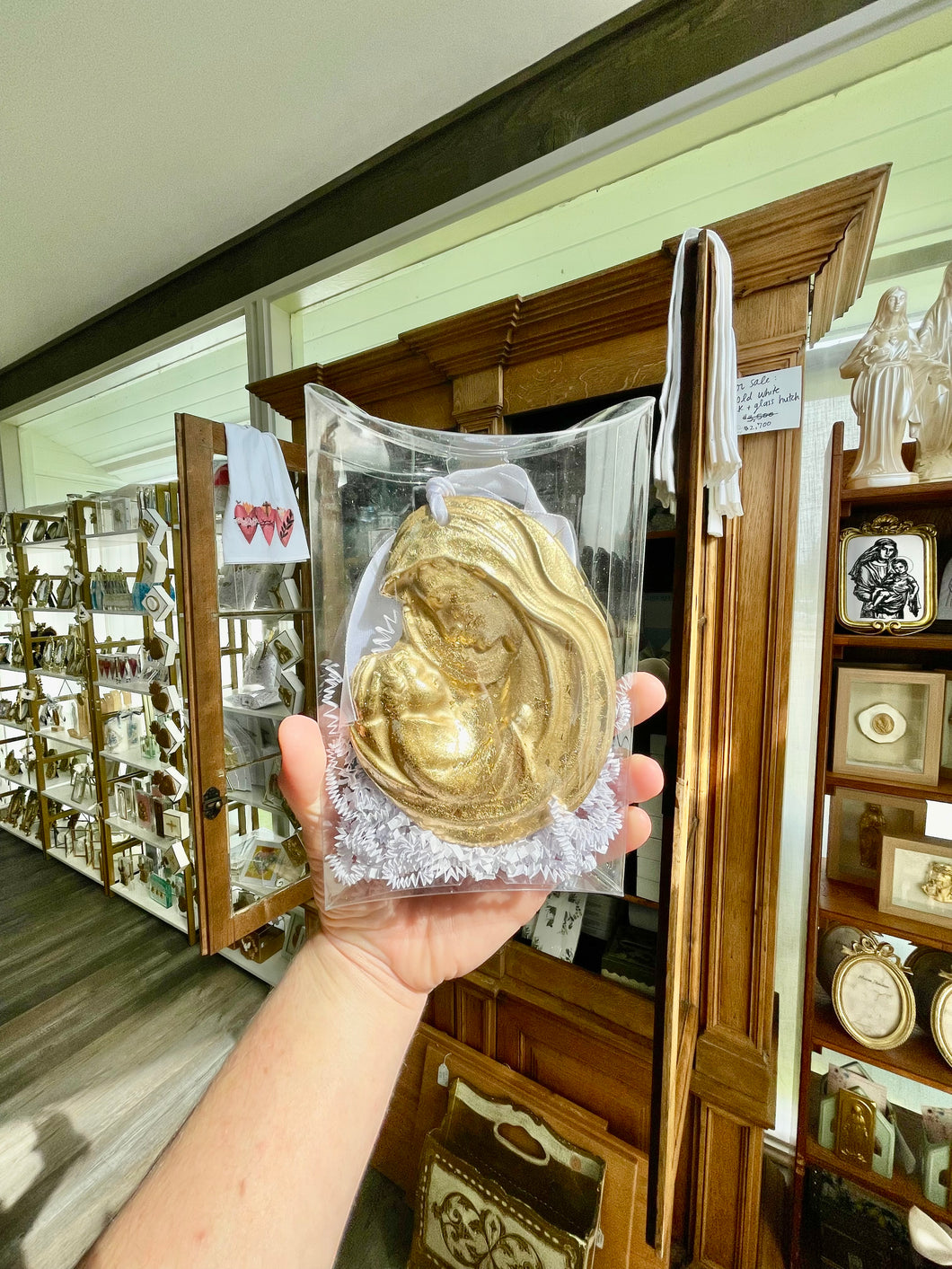 Mary and baby Jesus Ornament- Sacred Designs