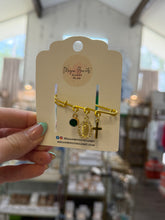 Load image into Gallery viewer, Gold Filled Charm Pin- Megan Benoit’s Closet
