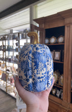 Load image into Gallery viewer, Dark blue and white pumpkins- Grace and Mercy Co
