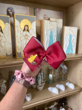 Load image into Gallery viewer, 2 color football  bow - Toupelo Crafts
