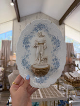 Load image into Gallery viewer, Oval Holy Water Holy Water Font Plate with Hanger - Sacred Designs
