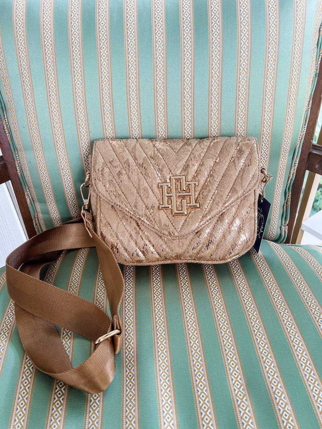 Angela Quilted Crossbody- Anna Laura’s Boutique by Goldie