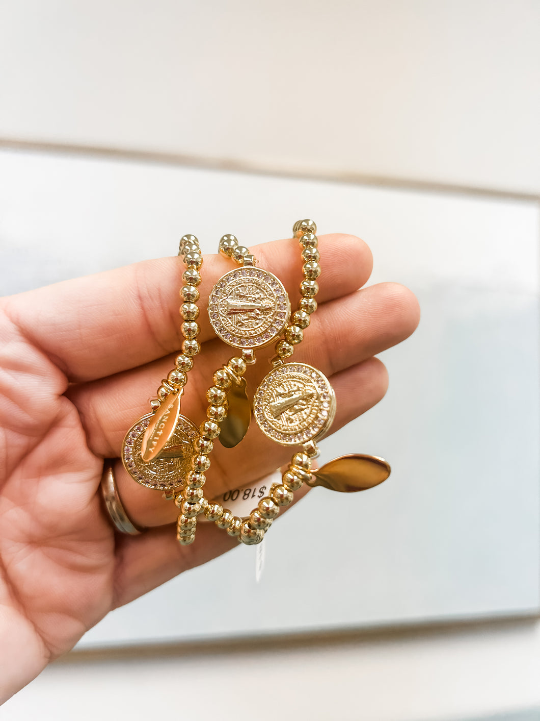 St Benedict beaded bracelet- Sanctify by Jamie Hanks