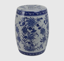 Load image into Gallery viewer, Ceramic Chinoiserie Floral Garden
Stools - KOF *cannot ship*
