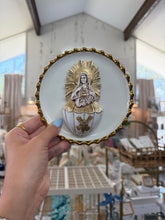 Load image into Gallery viewer, Small Holy Water Font Plates with Stand - Sacred Designs
