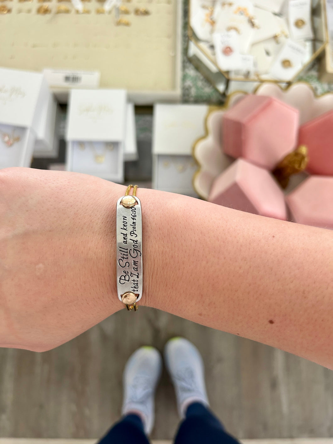 Bee Still bracelet- Sacred Designs