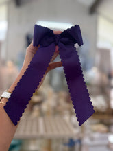 Load image into Gallery viewer, Scalloped ribbon Bows- Toupelo Crafts
