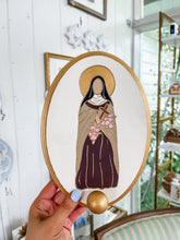 Load image into Gallery viewer, St. Therese Rosary Hanger- Hope’s Blessed Mess
