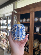Load image into Gallery viewer, Dark blue and white pumpkins- Grace and Mercy Co
