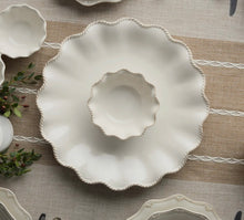 Load image into Gallery viewer, Heritage Chip &amp; Dip Set 2pc - Classic 15&quot; Stoneware Charm - KOF
