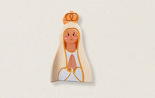 Load image into Gallery viewer, Our Lady of Fatima Hair Clip  - Peony and June
