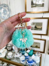 Load image into Gallery viewer, Pompom Dance Keychain-The Gilded Mosquito by Lisa Leger
