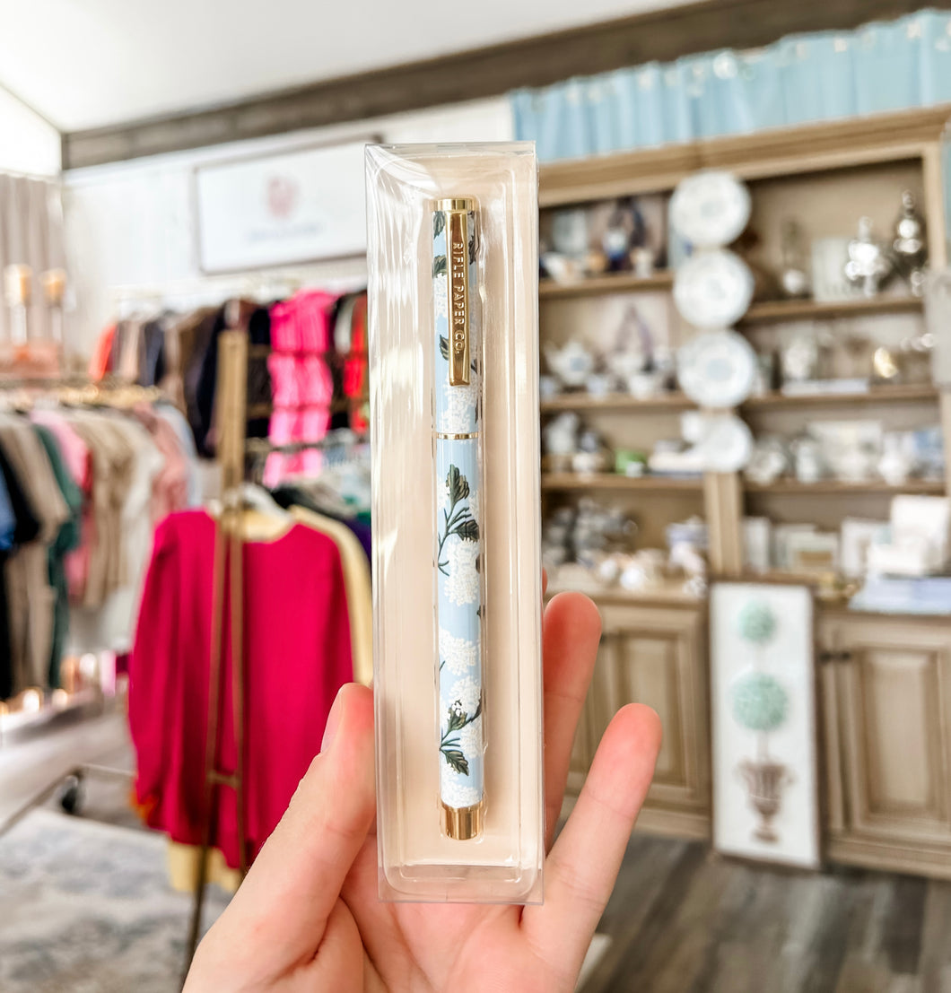 Hydrangea pen - Rifle Paper Co - Stretched Out Designs