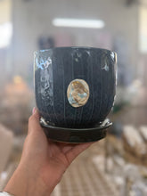 Load image into Gallery viewer, Assorted planters with Mary  - The Gilded Mosquito by Lisa Leger
