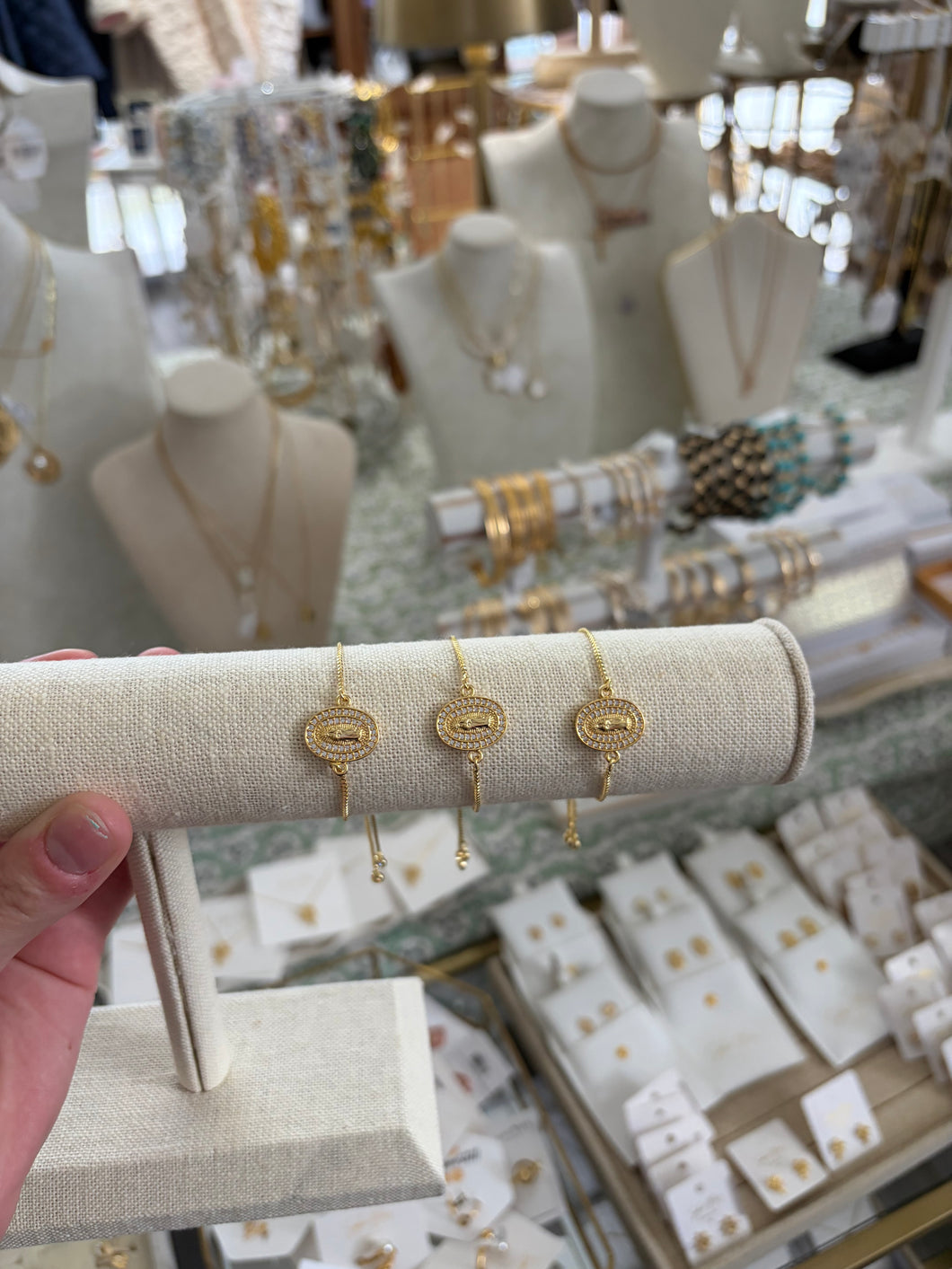 Adjustable Mary Bracelet- Gilded Mosquito by Lisa Leger