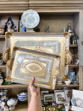 Load image into Gallery viewer, Florentine Carved Rectangle
Tray with Handles - EFN
