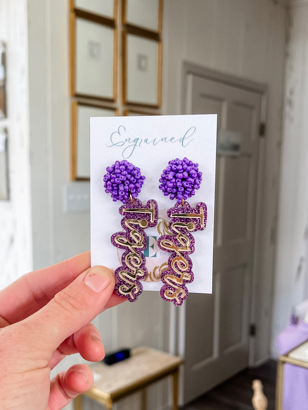 Tigers Dangle Earrings - Engrained