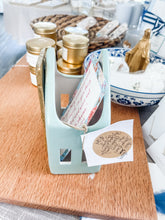 Load image into Gallery viewer, Gold Mary Prayer Card/Prayer Book Holder (Green)- Grace and Mercy Co
