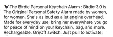 Load image into Gallery viewer, Birdie Personal Keychain Alarm- EFN
