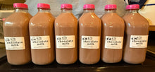 Load image into Gallery viewer, CHOCOLATE Milk - FRESH IN THE FRIDGE - Grace Ranch 100% Jersey Cows raw milk : pickup only - please return glass jar at your next pickup
