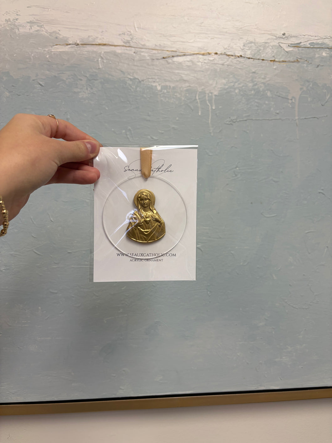 Mary ornament- Seaux Catholic