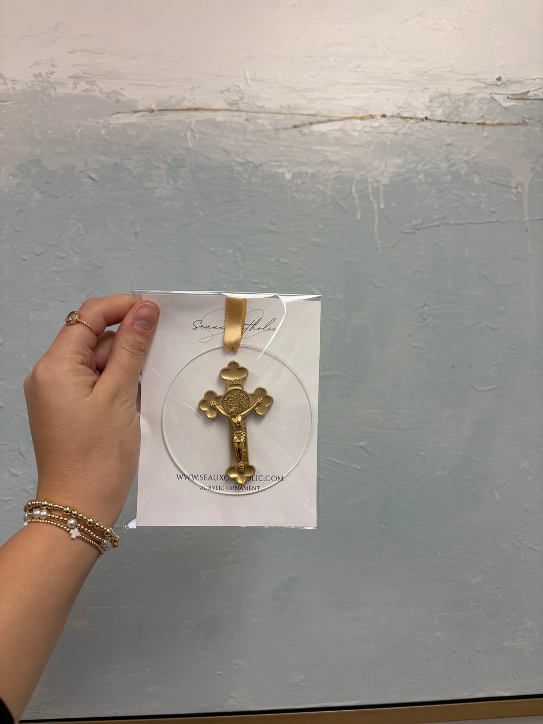 Crucifix ornament- Seaux Catholic