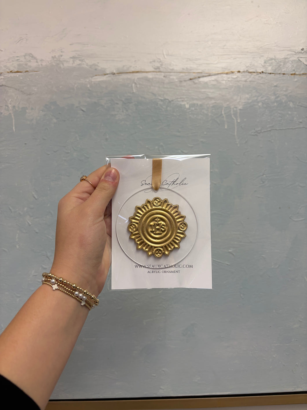 Monstrance ornament- Seaux Catholic