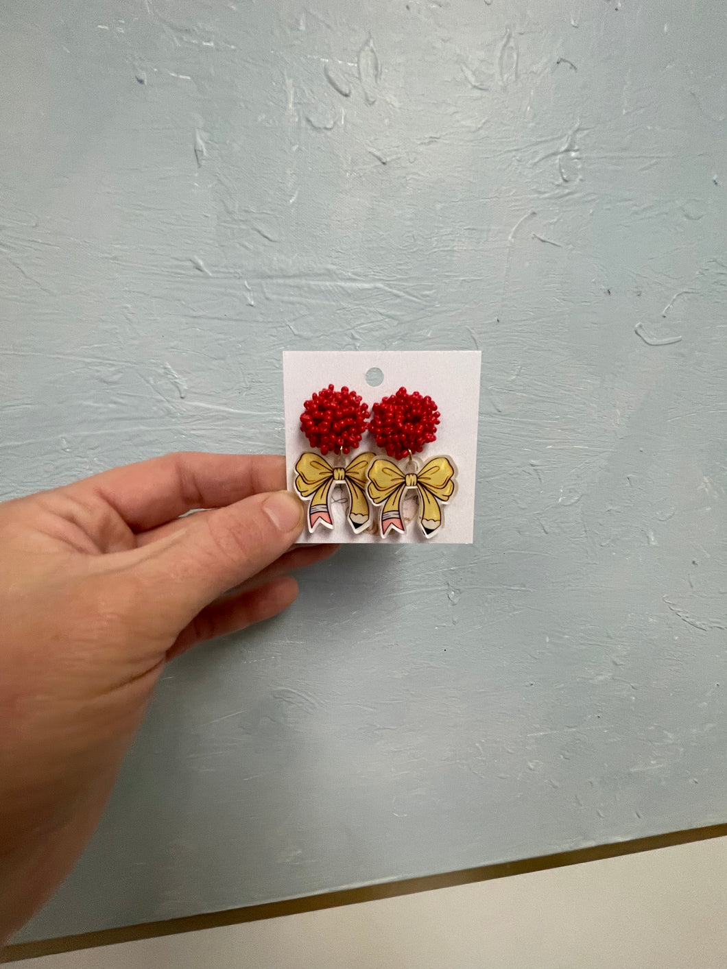 Pencil bow Earrings - Engrained