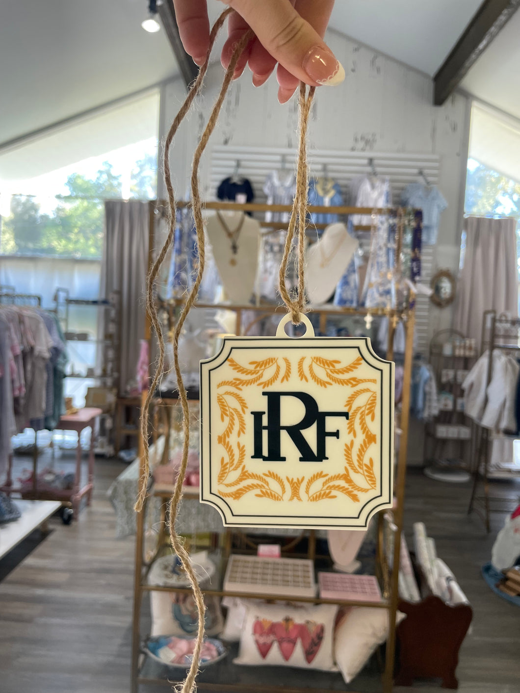 IRF Wreath Sash/Charm - Engrained