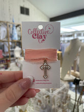Load image into Gallery viewer, Cross Fabric Bracelets - Collective Clay
