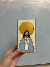 Load image into Gallery viewer, Sacred heart of Jesus on wood- Hope’s Blessed Mess
