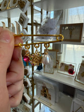 Load image into Gallery viewer, Gold Filled Charm Pin- Megan Benoit’s Closet
