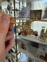Load image into Gallery viewer, Gold Filled Charm Pin- Megan Benoit’s Closet
