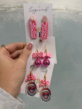 Load image into Gallery viewer, Pink Snowflake Earrings - Engrained
