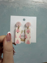 Load image into Gallery viewer, Pink Christmas Tree Assorted Earrings - Engrained
