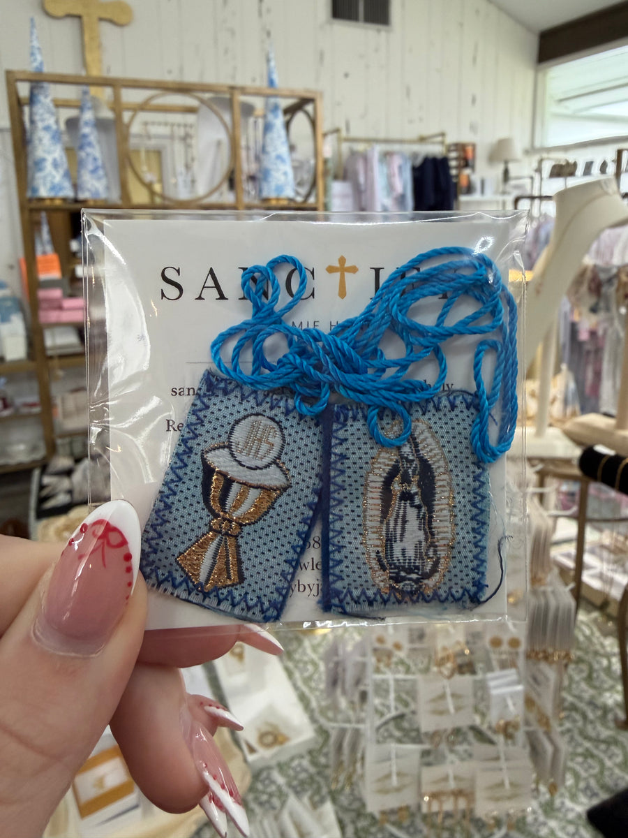 First communion scapular- sanctify by Jamie hanks – Shop Plain Jane Company