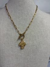 Load image into Gallery viewer, 4 way cross toggle necklace - Bee Still Design
