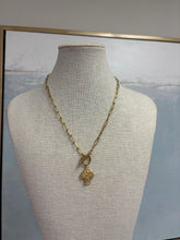 Load image into Gallery viewer, 4 way cross toggle necklace - Bee Still Design
