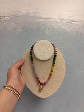 Load image into Gallery viewer, Colored bead Mary necklace - Sophie Mo’s Jewelry
