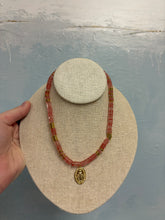 Load image into Gallery viewer, Colored bead Mary necklace - Sophie Mo’s Jewelry
