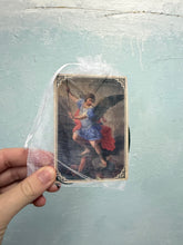 Load image into Gallery viewer, St. Michael prayer card + bracelet set - The Gilded Mosquito by Lisa Leger
