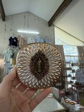 Load image into Gallery viewer, Double Compact Mary Mirror - Sacred Designs
