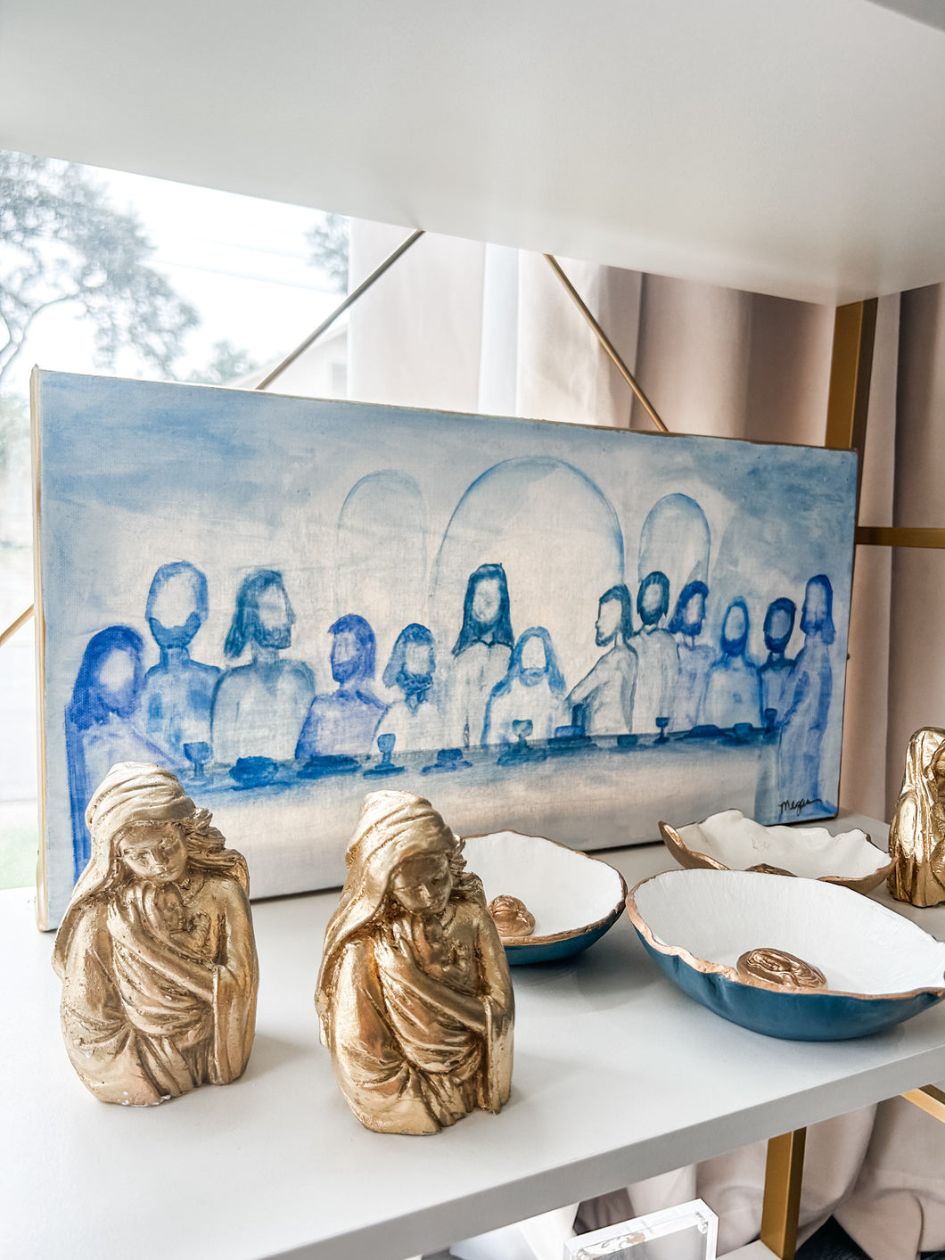 10x20 Last Supper Original Watercolor