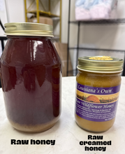 Load image into Gallery viewer, Raw creamed honey - 17 oz - Grace Ranch Harvest of Grace
