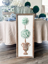 Load image into Gallery viewer, Embossed Topiary Wall Hanging
