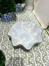 Load image into Gallery viewer, Chinoiserie Dreams Scalloped Bowls with 22K Gold Accent
