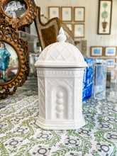 Load image into Gallery viewer, Gazebo Sweet Porcelain Peony Scent Lidded Candle in Gift Box
